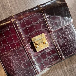 Gianni Versace Leather clutch